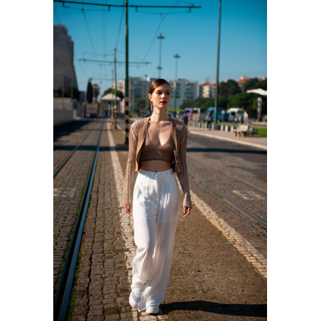 Conjunto Casaco e Top Sahoco